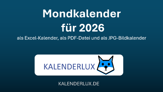 Mondkalender 2026